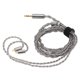 thumbnail image 3 of Upgraded Earphone Cable 49 Core Single Crystal Copper Silver Plated 4 Strands Hand Knitting Earphone Wire for BQEYZ Rime 3.5mm/0.14in, 3 of 5