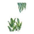 thumbnail image 1 of 1 juego de pegatinas de pared de plantas verdes, pegatinas de pared de hojas de bricolaje extraíbles, decoración de pared de vid de árbol colgante para sala de estar, dormitorio, oficina, decoración JAMW Sencillez, 1 of 5