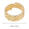 thumbnail image 3 of 30PCS Wig Accessories Hair Extensions Crimp Rings Hair Braids Dreadlock Beads Cuffs Clips (Golden), 3 of 8