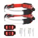 thumbnail image 1 of Linterna LED para faros delanteros, 1000 lúmenes, 230 °, faro delantero, recargable por USB, con luz trasera roja, faros delanteros ligeros e impermeables para acampar, correr, senderismo, cascos ShuxiuWang 1327537009863, 1 of 5