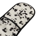 thumbnail image 2 of Dailycode Double Sided Oven Mitt with Loop Heat Resistant Kitchen Long Potholders 7" x 35" Black Cow Spots, 2 of 6