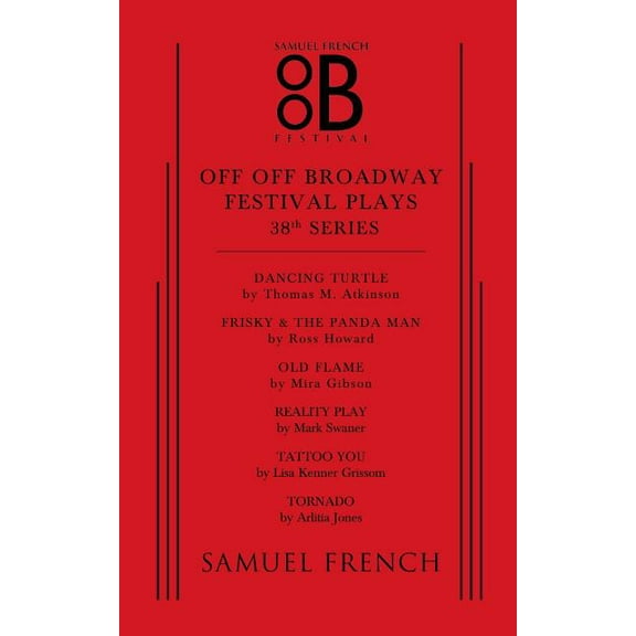 Off Off Broadway Festival Plays, 38th Series, (Paperback)