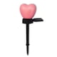 thumbnail image 2 of Garden Courtyard IPX5 impermeable Estaca solar Luz Luz Al Aire Libre Césped Romántico En forma de corazón LED Lámpara Decoración Iluminación Suministros Rosa Inevent HA011208-02, 2 of 7