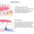 thumbnail image 1 of Cepillo interdental en forma de L Kit de cepillo de dientes de ortodoncia Higiene bucal Herramienta de limpieza de hilo dental XianweiShao 8390606030184, 1 of 1
