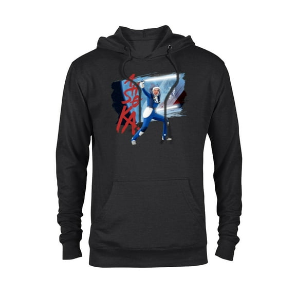Star Wars Ahsoka Spacesuit Lightsaber Battle Rebel Jedi - Pullover Hoodie for Adults - Customized-Black