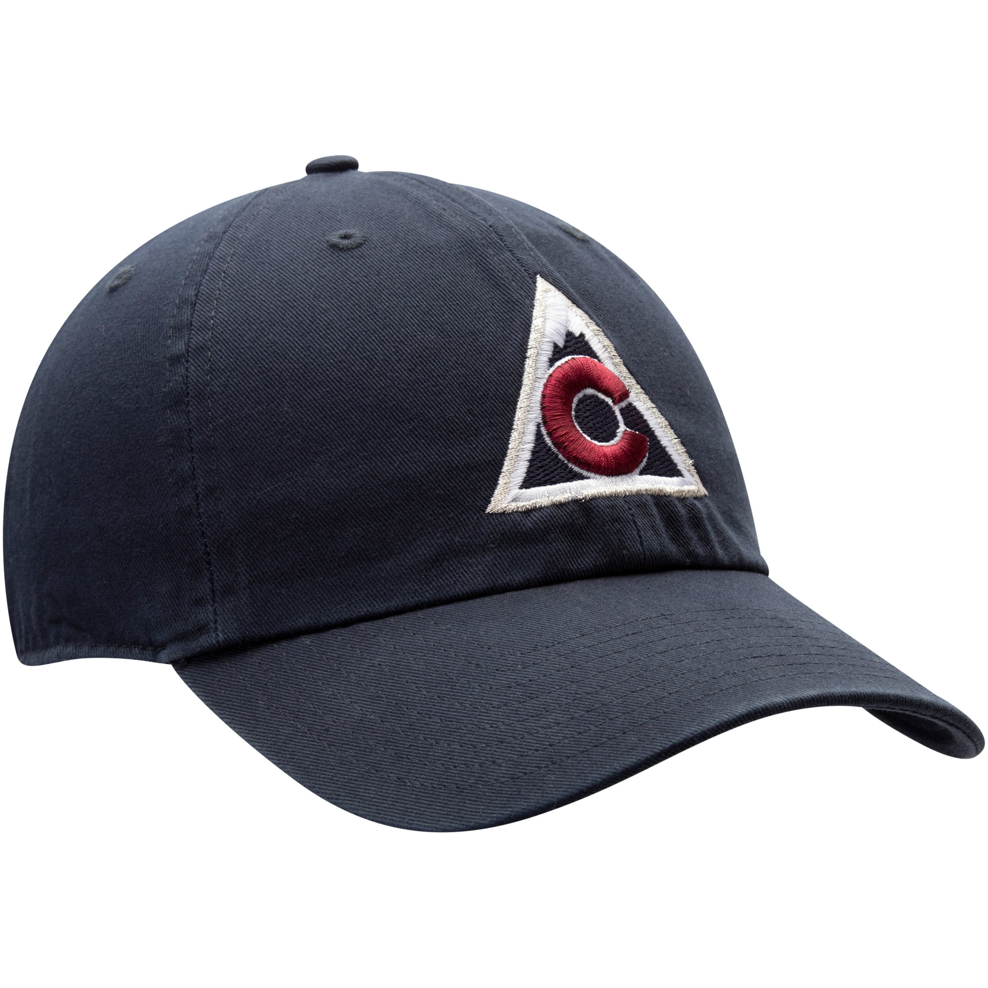 Men's '47 Navy Colorado Avalanche Clean Up Alternate Logo Adjustable Hat