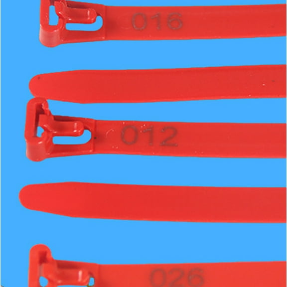 100 Adjustable Leg Band Rings for Chickens Ducks Chickens Poultry Pigeon With Numbers