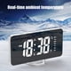 thumbnail image 4 of Pisexur Electrónica para Hombres Reloj Electrónico Digital Pantalla LED Reloj Electrónico Pantalla Digital Estéreo Reloj Despertador con Función de Repetición 12/24H Pantalla de Temperatura Versión E, 4 of 6