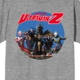 thumbnail image 2 of Ultraman Z Superheroes Group Short Crew Neck Short Sleeve Gray Heather Women's T-shirt-Medium, 2 of 3