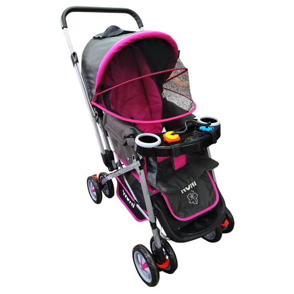 Carriola Angelin Baby  Asa Reversible Rosa