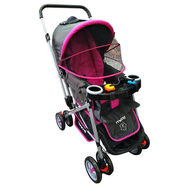Carriola Angelin Baby Asa Reversible Rosa