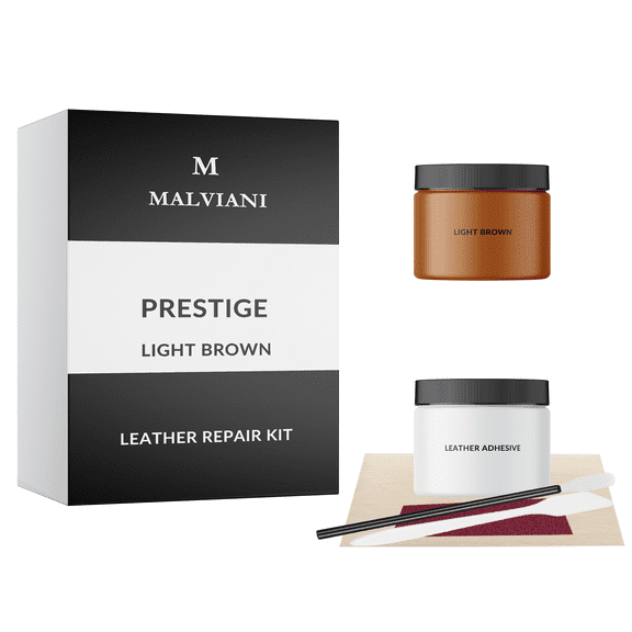 Leather Repair Kit Light Brown - Couch Car Seat Furniture Sofa Restorer