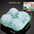 thumbnail image 4 of Nvzi Ice Cube Molds, Silicone Ice Cube Tray,Whiskey Ice Molds,Cocktail Ice Molds,Large Ice Cube Tray,Heart-shaped Diamond Rose Ice Tray Ice Ball easy to Demould to Send Ice Clip(Rose-2pcs), 4 of 4