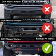 thumbnail image 2 of BuiltRight Industries License Plate Relocation Kit 106103 Black; Steel, 2 of 2