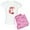 With Pink Camo Pant, variant on CafePress - Cute Pink Fox Women's Light Pajamas - Women's Short Sleeve Print T-Shirt and Pants Light Cotton Pajama Set