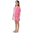 thumbnail image 4 of Fruit of the Loom Energize Girl's Lose Fit Short Sleeve Top & Short Pajama Sleep Set, Sizes 4/5-14/16, 4 of 12