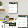 2024-2025 Wall Calendar at A Glance, Flower Wall Hanging Calendar ...