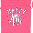 thumbnail image 4 of Inktastic Happy 4th- Fourth of July firework Boys or Girls Baby Bodysuit, 4 of 5
