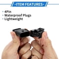 thumbnail image 4 of 4 Pin Ignition Coil Connector Plug Waterproof Male Female Wire Terminal for Mercedes-Benz for BMW 1 Set, 4 of 6