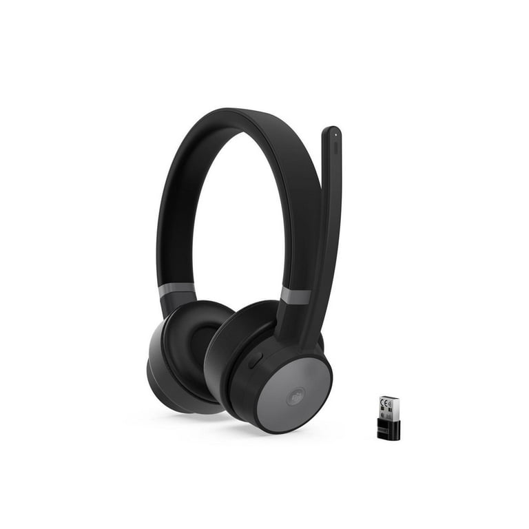 ヘッドホン Lenovo Go Wireless ANC Headset Lenovo Go Wireless ANC Headset, Thunder Black, 4XD1C9921 - Walmart.com