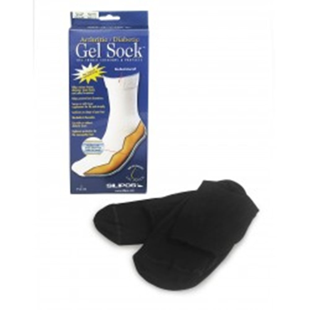 Silipos Silipos Arthritic/Diabetic Gel Sock Black Sock Size 79