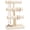 Beige, variant on Velvet Jewelry Stand - 3 Tier Bracelet Holder & Jewelry Organizer for Necklaces, Earrings, Rings, Detachable
