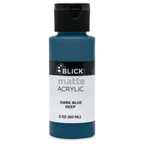 Blick Matte Acrylic - Dark Blue Deep, 2 oz bottle