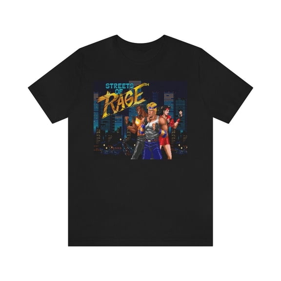 Streets of Rage 90's Style Video Game Pixel Art Unisex T Shirt Great Gift Xmas