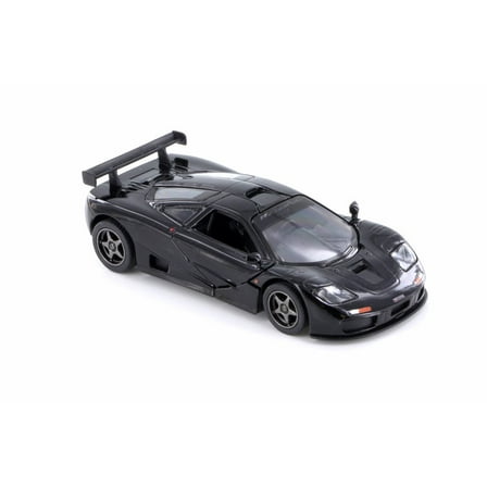 1995 McLaren F1 GTR Hardtop, Black - Kinsmart 5411D - 1/36 scale Diecast Model Toy Car (Brand New but NO BOX)