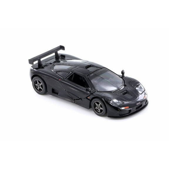 1995 McLaren F1 GTR Hardtop, Black - Kinsmart 5411D - 1/36 scale Diecast Model Toy Car (Brand New but NO BOX)