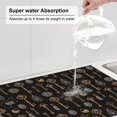 thumbnail image 5 of Sikiie Jewelry And Keys Dish Drying Mat, Kitchen Counter Mat, Self Drying Mat for Kitchen Counter Dish Drying Pad ,for Dishes, Utensils, Pots and Pans(24" x 18"), 5 of 7