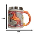 thumbnail image 2 of The Trail Of Painted Ponies Emergence Fire Phoenix Rebirth Horse Tankard Mug, 2 of 9
