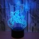 thumbnail image 1 of Lámpara de ilusión óptica con luz nocturna LED 3D con 16 colores cambiantes y control remoto táctil inteligente, lámpara de noche para niños, regalo de cumpleaños de Navidad para niñas y niños, motoci, 1 of 5