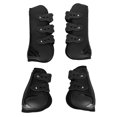 thumbnail image 3 of Legguard de caballo engrosado, 1 juego Legguard de caballo de PU Leggings de caballo engrosados Protector de pierna de caballo Rendimiento inigualable Jadeshay A, 3 of 8