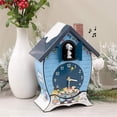 thumbnail image 2 of Mark Feldstein, Peanuts Gang Holiday Cuckoo Clock, ICY Blue, 17 Inch, 2 of 8