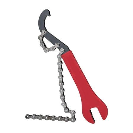 

Cassette Freewheel Remover Installation Removal Accessories Lock with Chain Sprocket Remover Cycling Wrench Flywheel Wrench for Outdoor