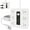 White, variant on 16-in-1 Power Strip Surge Protector, 12 AC Outlets & 2 USB-C, 2 USB-A, 6.6FT Extension Cord with Overload Protection, Wide Spaced Outlets for Home, Office, Gaming and Travel (White)
