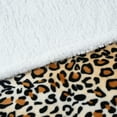 thumbnail image 5 of Catalonia Sherpa Fleece Blanket for Bed, Super Soft Plush Sofa Couch Throw Blanket, TV Bed Blanket, Comfy Cozy Fluffy Warm Comforter, Cheetah, 60'' x 80'', 5 of 7