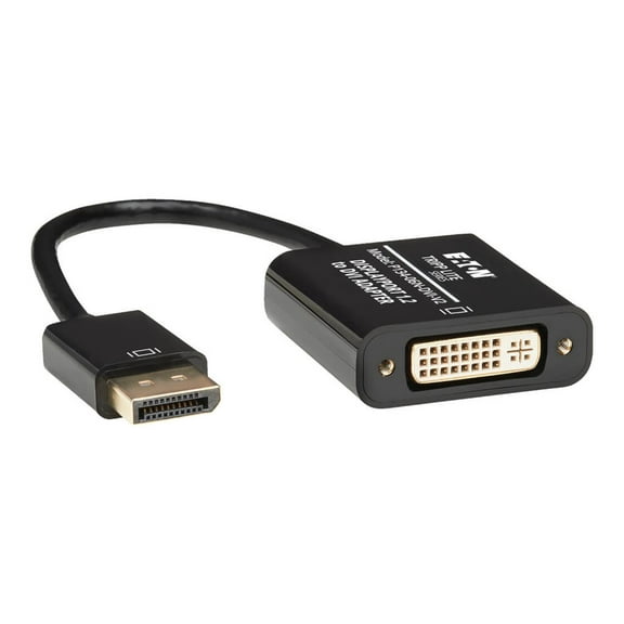 Tripp Lite DisplayPort to DVI Active Cable Adapter, DP 1.2, Converter for DP to DVI (M/F), 1920 x 1200/1080p, 6 in. (P134-06N-DVI-V2)