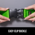 thumbnail image 5 of GORILLA GRIP 4 Pack Adjustable Luggage Straps for Suitcases, Travel Belt Connector, Green, 5 of 10