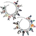 thumbnail image 1 of Heytea My Hero Academia Charm Bracelet,fashion Novelty Cool Anime Manga Figure Cosplay Series Friendship Bracelets Lover Jewelry Birthday Gifts For Gi, 1 of 5