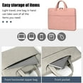 thumbnail image 3 of Durable,Water-Repellent Fabric, Lightweight Bag,Multifunctional Briefcase Bag-pink, 3 of 6
