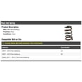 thumbnail image 3 of Marketplace Auto Parts, Rear Coil Spring - Compatible with 2006-2012, 2014 Kia Sedona, 3 of 4