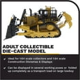 thumbnail image 3 of Diecast Masters 1:64 Caterpillar D11 Bulldozer with 2 Blades & 2 Rippers, Play & Collect Series Cat Trucks & Construction Equipment | 1:64 Scale Model Diecast Collectible Model 85637, 3 of 9