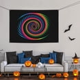 thumbnail image 5 of DouZhe Abstract Rainbow Vortex Sign Banner, Hanging Banners Backdrop Festive Party Decor for Indoor Outdoor, 47 x 71 Inches, 5 of 7