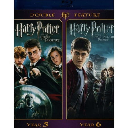 Harry Potter Double Feature: Years 5 & 6 - The Order Of The Phoenix / The Half-Blood Prince (Blu-ray) (Widescreen)