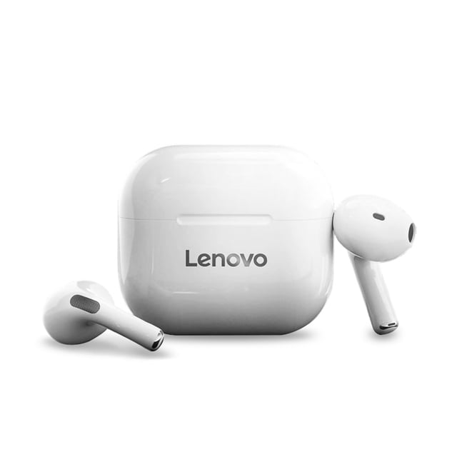 Audifonos Lenovo Lp40 Tws - Audifonos Semiintrauditivos Bluetooth Lenovo LP40/Blanco