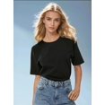 thumbnail image 2 of Basic Cotton Crew Neck T-Shirt, 2 of 6