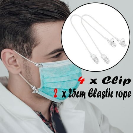 

WANYNG Durable Firm Clip Camisole Stabilizer 4 Clip 2 Elastic Rope Adjustable Linen Closet Shelf Organizer