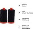 thumbnail image 2 of Aurifil Mako 50wt Thread 2 Large Spools: Black 2692x2, 2 of 2